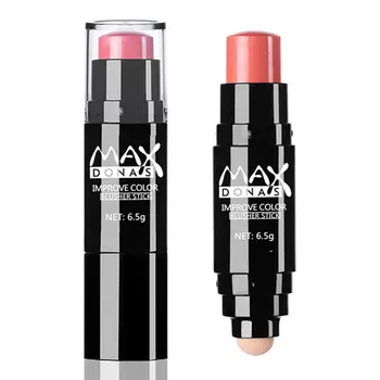 

Double-end Blush Stick Waterproof Smudge-proof Lasting Brighten Blusher Highlighter