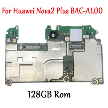 

Tested Full Work Original Unlocked Motherboard For Huawei Nova 2 Nova2 Plus BAC-AL00 Logic Circuit Electronic Panel