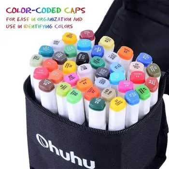 

60/40/30 colors/set Drawing Pen Smooth Multicolor Double Head School Graffiti Art Marker Pen Sketching Calligraphy Painting Pen