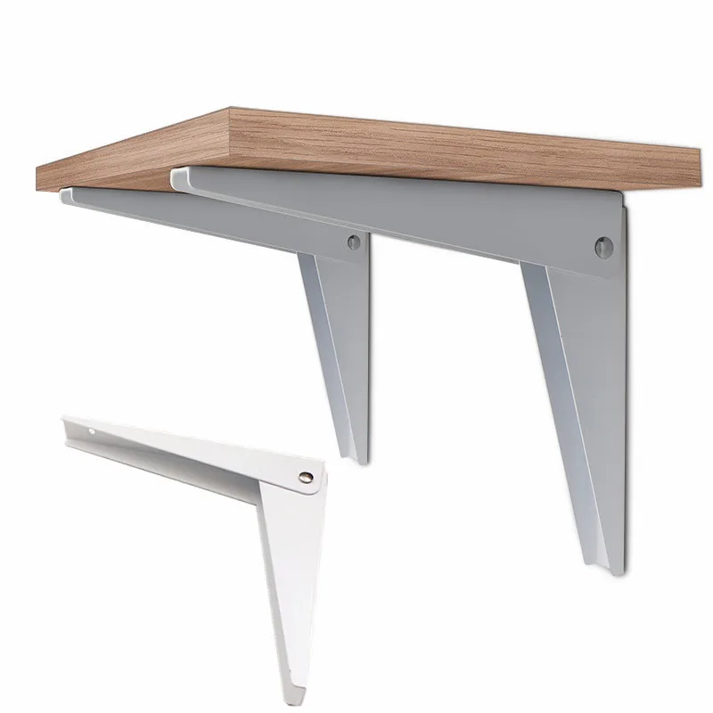 2pcs Folding Angle Brackets 814 Inch Heavy Support Adjustable Wall