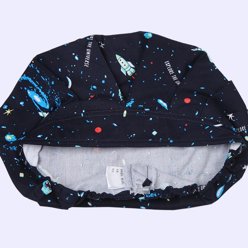 Gorro Quirofano Mujer доктор шапочки для медсестры Calot Chirurgien хлопок печать операционная комната шляпа Стоматологическая красота Больничная Рабочая шапка мужская