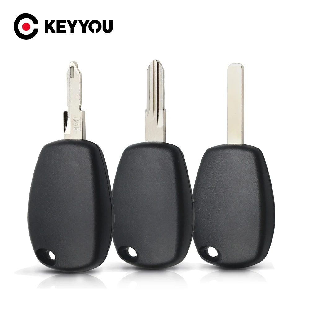 

KEYYOU 40x Replacement Car Remote Key Shell Case Uncut Blank NE73/VA2/VAC102 Blade Without Button Key Shell For Renault Logan