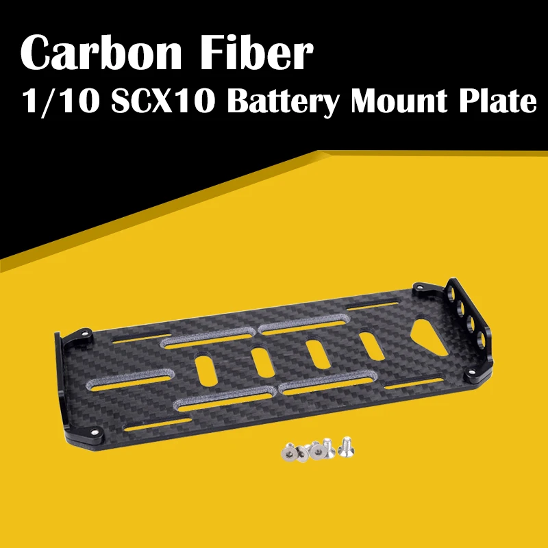 

Монтажная пластина для аккумулятора для радиоуправляемого гусеничного осевого колеса в масштабе 1/10 SCX10 CC01 F350 D90 RC4WD RC Гусеничный