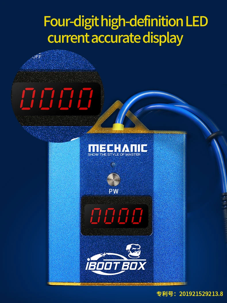 Механик iBoot коробка телефон ремонт силовая линия 5 v-28 v 6-портовое USB 4 цифровой светодиодный Питание от аккумулятора Apple Android телефон power тестовая линейка