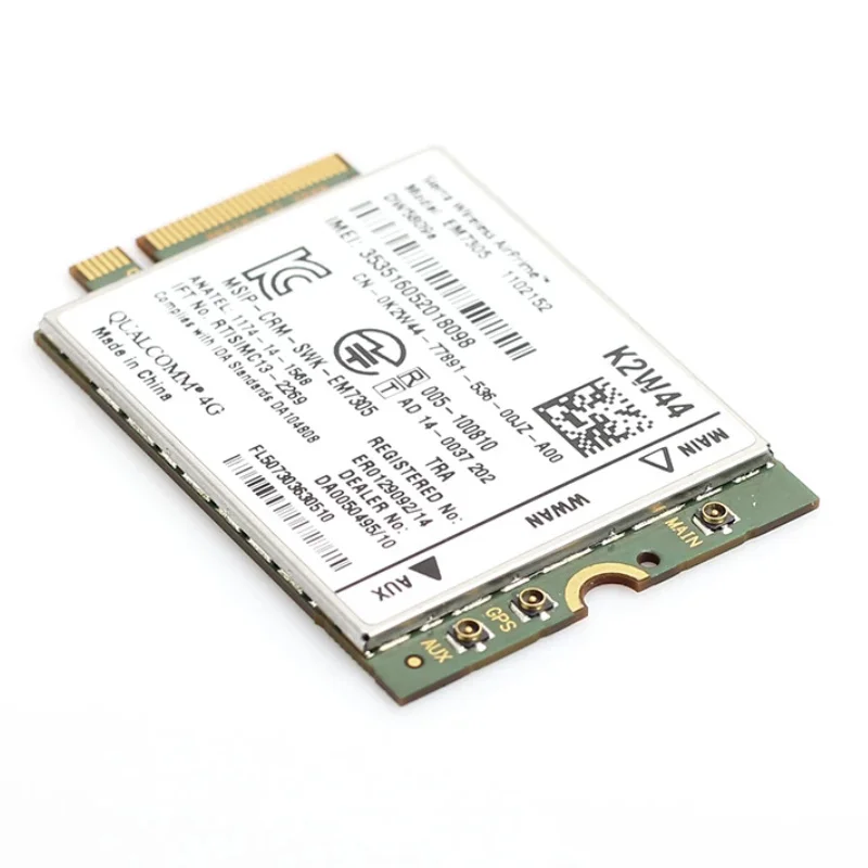 Dell DW5809e Sierra Wireless Airprime EM7305 4G LTE WWAN M.2 NGFF Card Module Laptop Latitude 3340 E5250 E5450 E5550 E7250