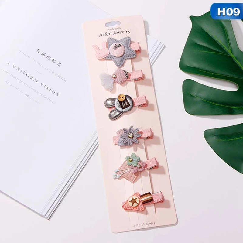 New Arrival Korea Cute Girls Cartoon Bow Hairpins Handmade Princess Gift Barrettes Hair Clip Hair Styling Accessories