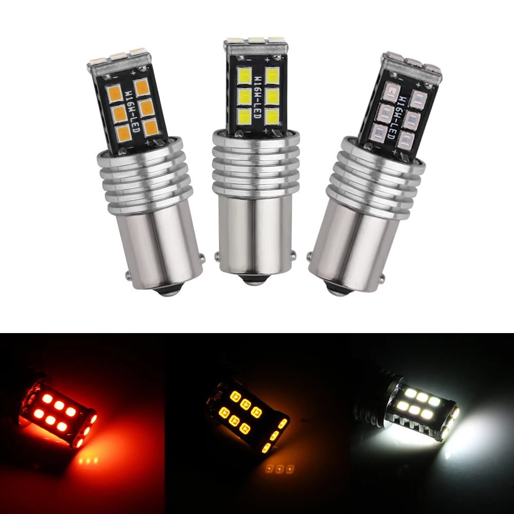Светодиодные лампы CANBUS 1156 BA15S 1157 P21/5W BAY15D T20 2835 15SMD | Автомобили и мотоциклы