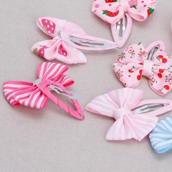 

Bow Hairpin Kid Children Barrette Pin Gum Baby Hair Clip Girls Hair Accessories D08C