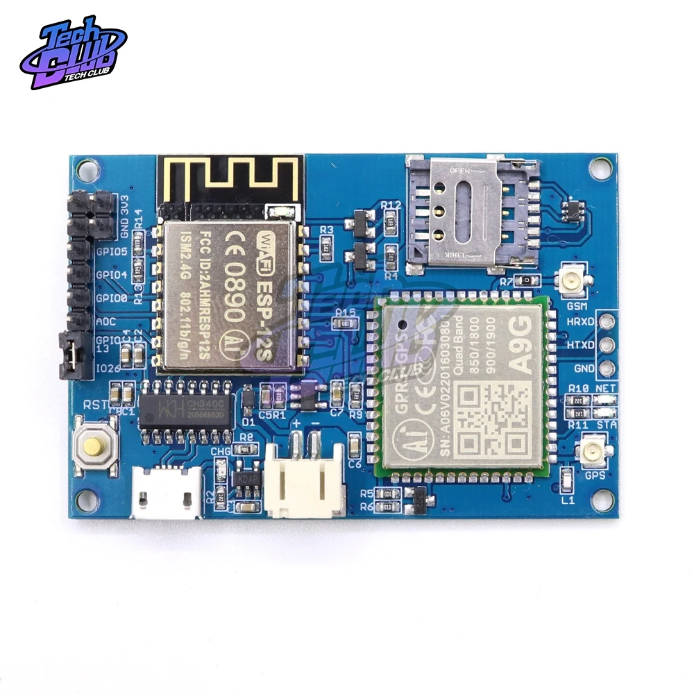 ESP8266 ESP 12S GPRS GSM GPS IOT узел V1.0 модуль макетная плата DIY Набор беспроводной для Arduino