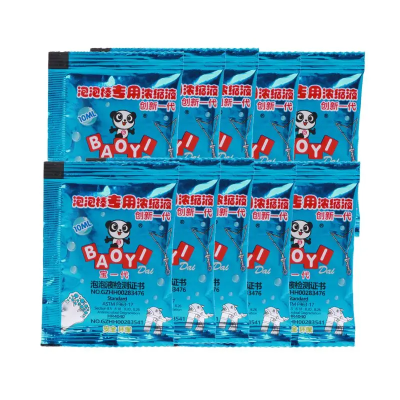 100ml Concentrate Bubbles Liquid Soap Water Bubble Accessories J2HD bubble blowing toy bubble supplement granules
