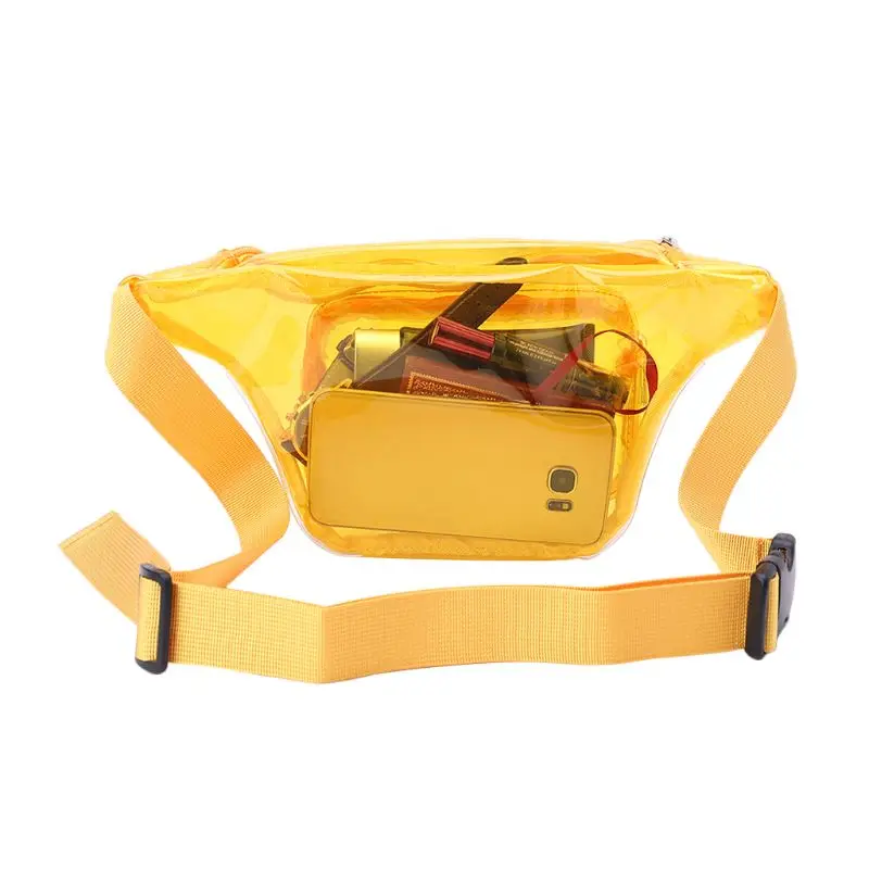 Прозрачный чехол для телефона из пвх кошелек Женская поясная сумка hip pack нагрудный дорожный прозрачный кошелек JUL29