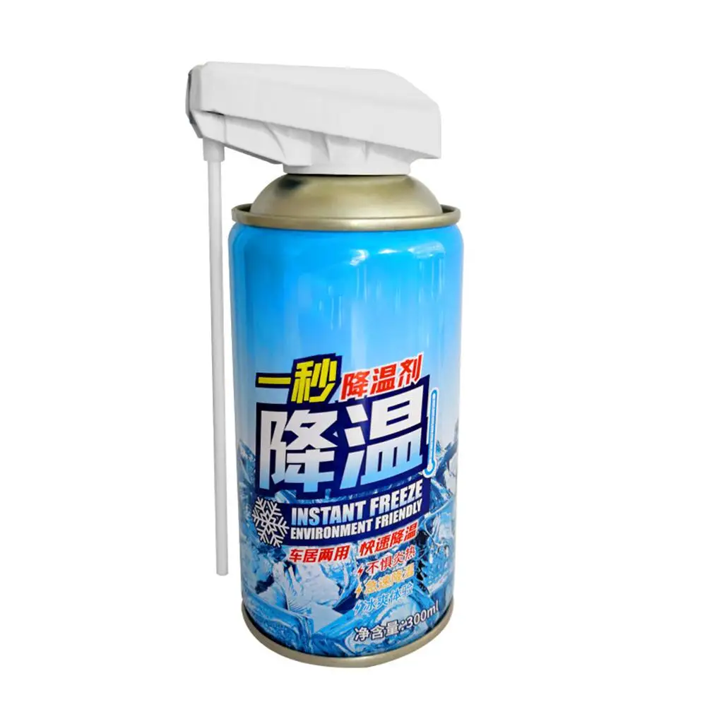 

Summer Air Freshener Spray Car Rapid Cooling Agent Refrigerant Quickly Cooling Agent Cool Down Dry Ice Spray for Car Indoors