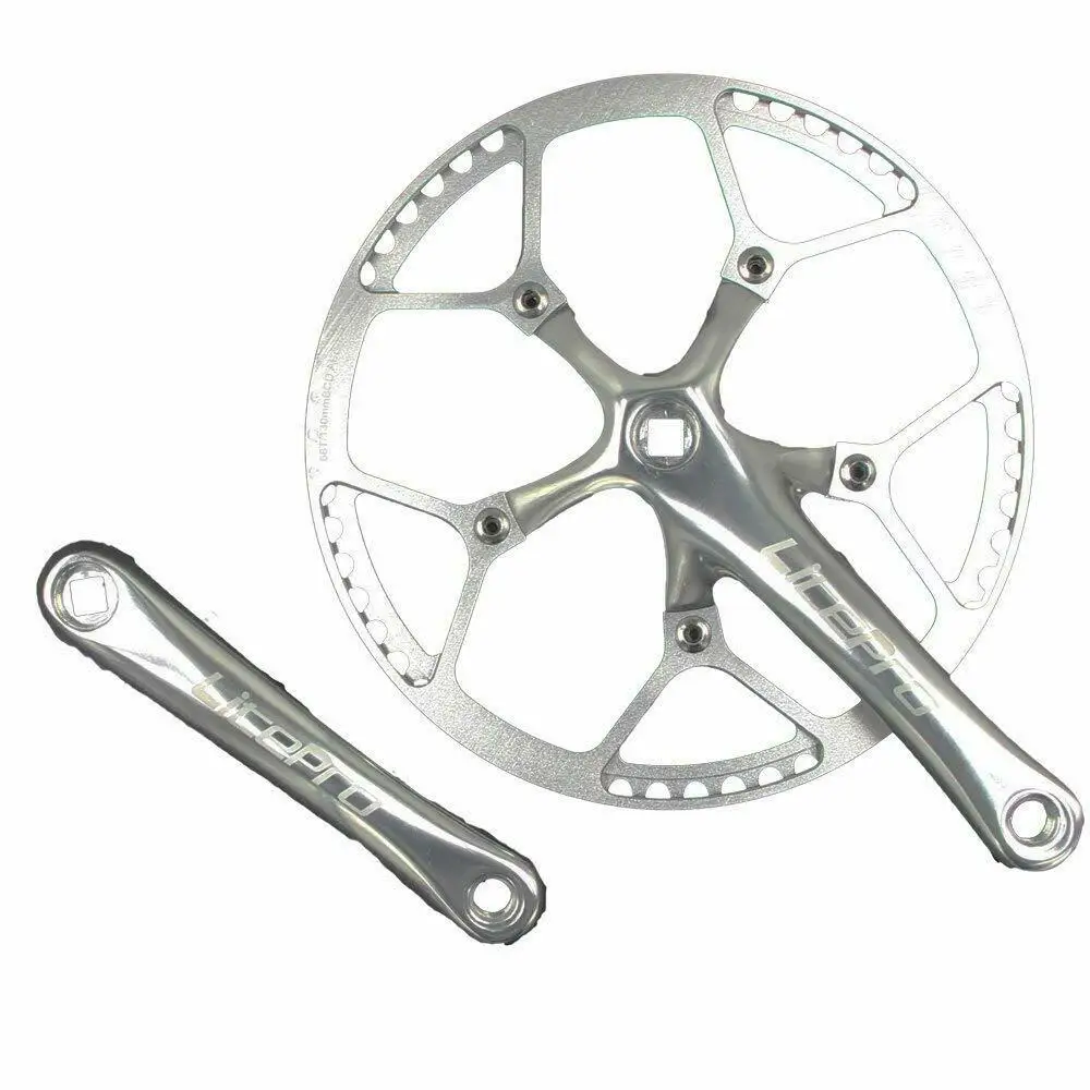 High Quality Single Chainring Crank Professional Bicycle Crankset Chainwheel 45T 47T 53T 56T 58T BCD 130mm For Bike Accessories