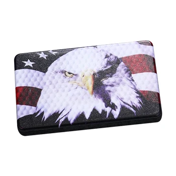 

Men Durable Fireproof Decorative Simple Practical Credit Holder Pocket Purse Anti-fall Money Bag Card Case Fashion Print