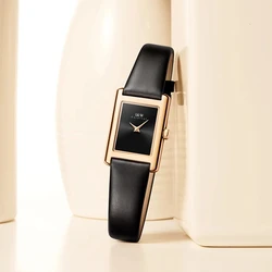 CARNIVAL Fashion Watch for Women Brand Luxury Ultrathin Square Leather Casual Girls Quartz Wristwatches Waterproof Reloj Mujer