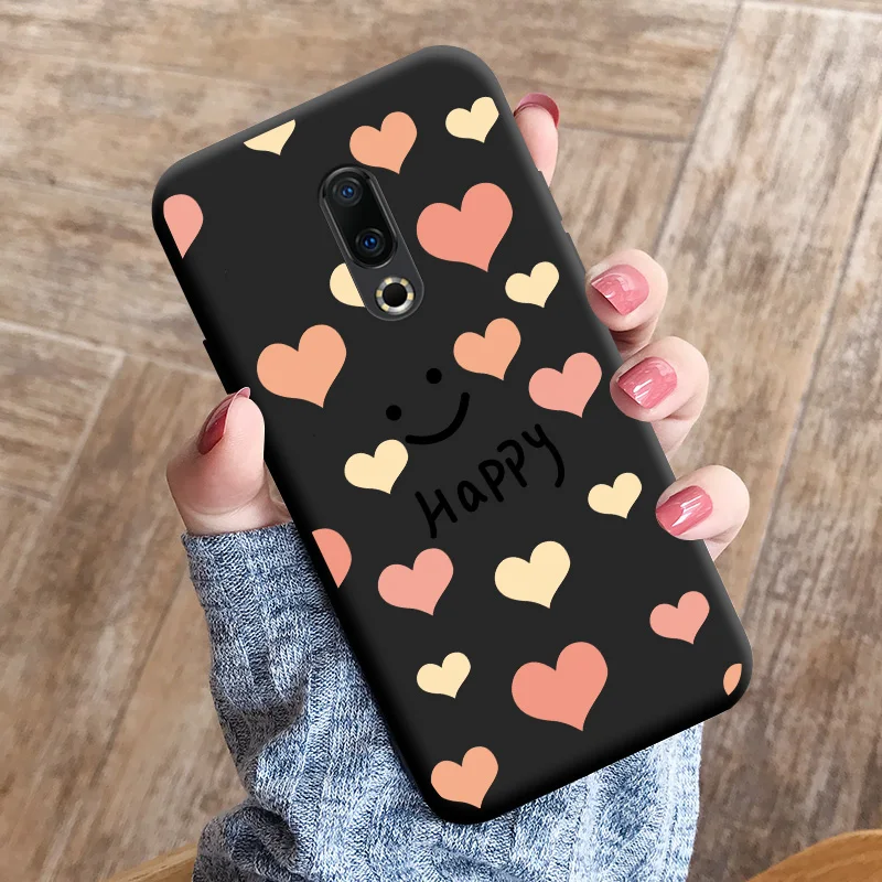 Love Shape TPU Soft Shell For Meizu 16 Case Personality Tide Shell For Meizu 16 Plus Case Cartoon Cute Trend Shell For Meizu 16 best meizu phone case Cases For Meizu