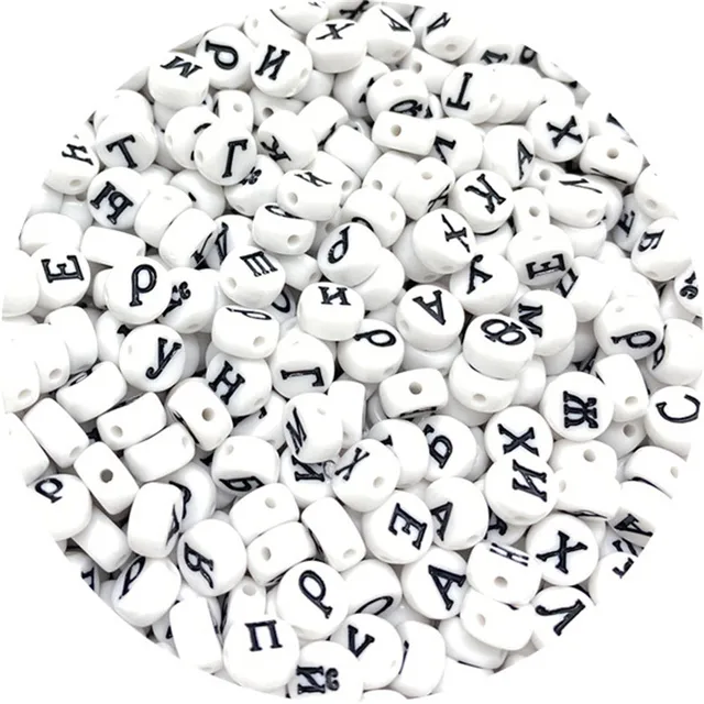 100pcs 6mm Mixed Square Alphabet Letter Beads Charms Bracelet Necklace For Jewelry Making DIY Accessories 04