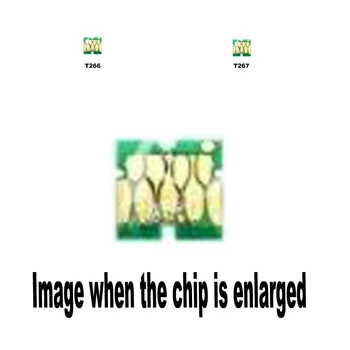 

10pack 5B+5Tri-color T266 T267 For Epson Compatible ink cartridge disposable chip WF-100W