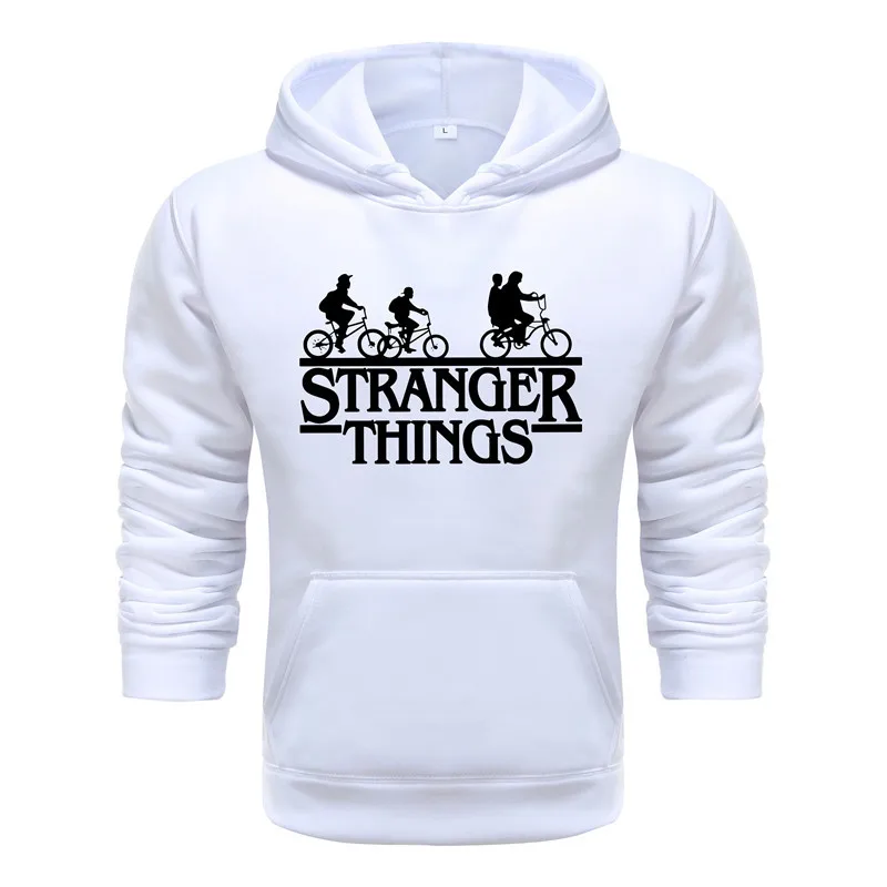 Мужская толстовка с капюшоном Stranger Things Корейская оверсайз в стиле Харадзюку хип