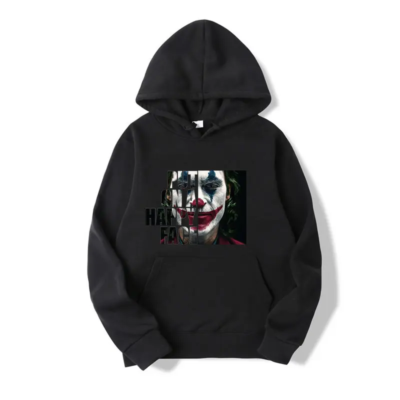

Spring / Fall 2020 Hooded Clown Character Printed Top Soft Casual Sports Street Hip Hop Funny Top Hoodie Sweatshirt