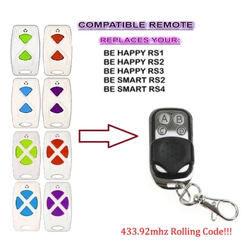 

For BE SMART RS2 / BE SMART RS4 rolling code replacement remote control 433,92Mhz