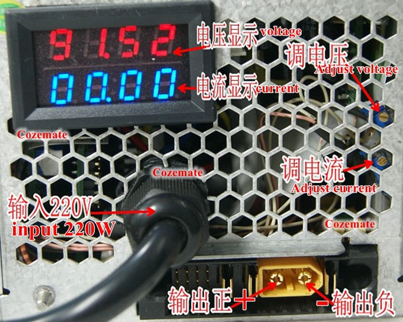 0-130V 0-20A Регулируемый Питание Зарядное устройство CC CV 60В 72В 48V 90 V 36V 24 v 108V 20A 60A 30A 40A 50A 15A 25A Питание