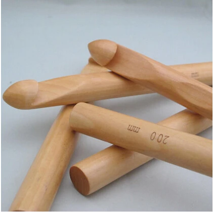 2 шт. спицы для вязания 20 мм|bamboo crochet hook|knitting needles 20mmcarbon bamboo |