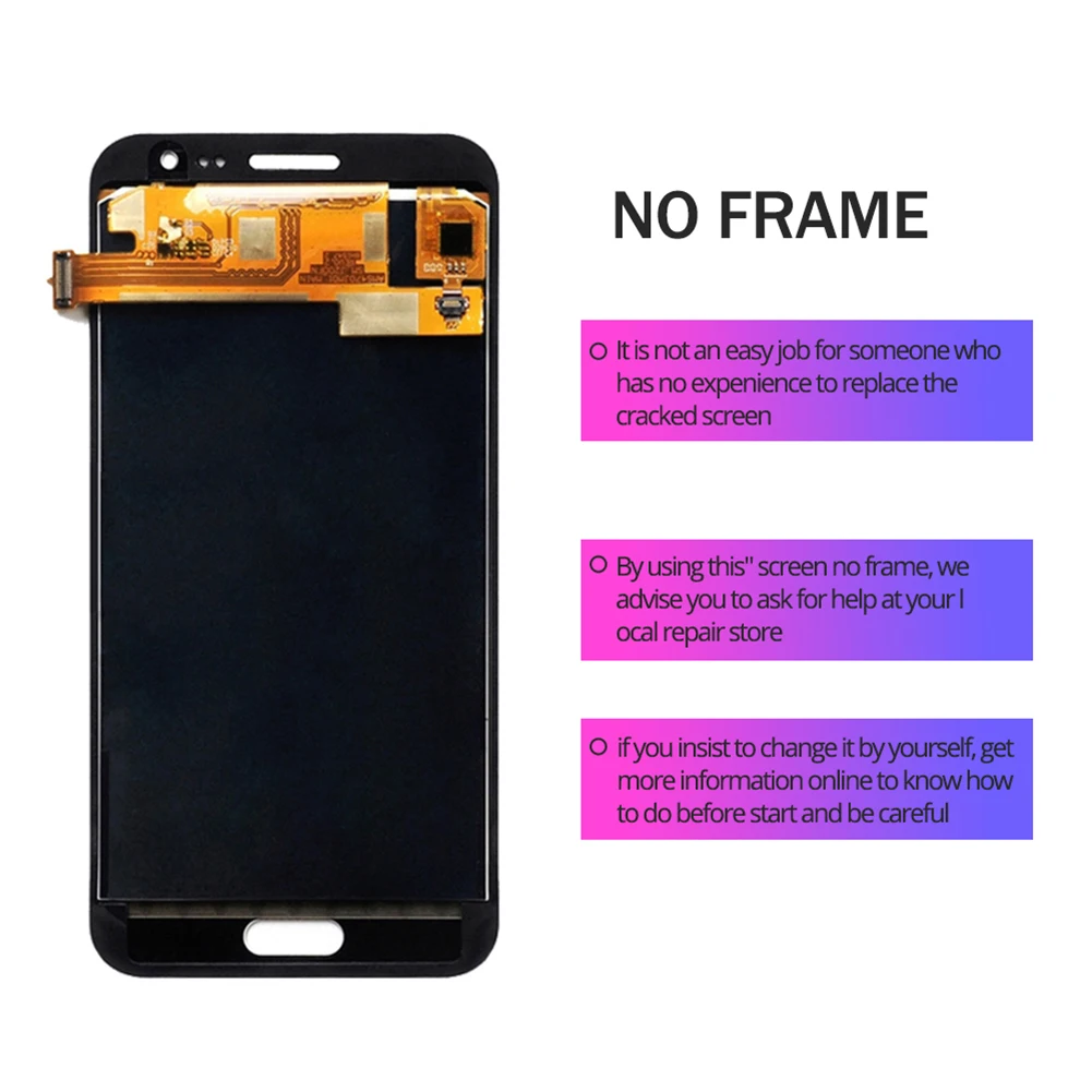 ЖК-дисплей сенсорный экран дигитайзер для samsung Galaxy J2 J200F J200M J200H комплект для самостоятельного ремонта