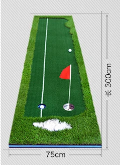 four-color grass M PGM клюшка для гольфа установка тренера оборудование для тренировок в помещении держатель для мяча для гольфа учебные принадлежности инструмент для офиса зеленый Фарватер Тренировочный Коврик - Цвет: four-color grass M