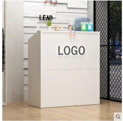 Cashier counter simple modern shop bar clothing store front desk reception supermarket convenience store cashier counter