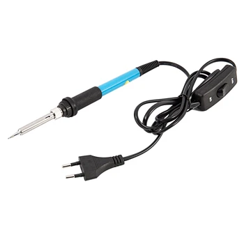 

7 in 1 60W Adjustable Temperature Soldering Iron Kit Soldering Iron Tips soldering iron pump welding tweezers tube
