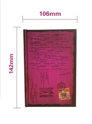 Европейский стиль, толстая Ретро Волшебная книга, блокнот, канцелярские принадлежности, труба А6, толстый креативный портативный блокнот, дневник, записная книжка для путешественников - Цвет: Y
