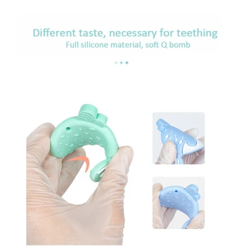

Newborn Baby Silicone Teethers Food Cute Fish Animal Baby Teether Infant Baby Kids Teething Toddler Toys attache tetine p