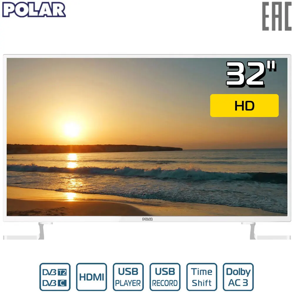Телевизор 32" LED POLAR P32L35T2C HD