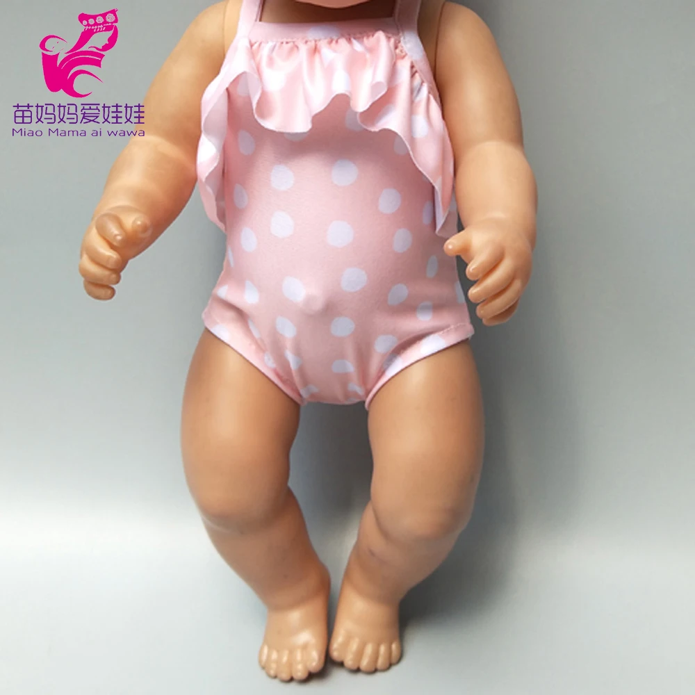 17 inch Baby new born Doll pink dress with bow for 18 inch girl doll sequin dress children gifts