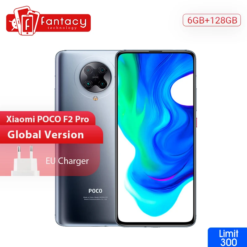 В наличии глобальная версия Xiaomi POCO F2 Pro 5G смартфон 6 ГБ 128GBSnapdragon 865 64MP Quad проходит