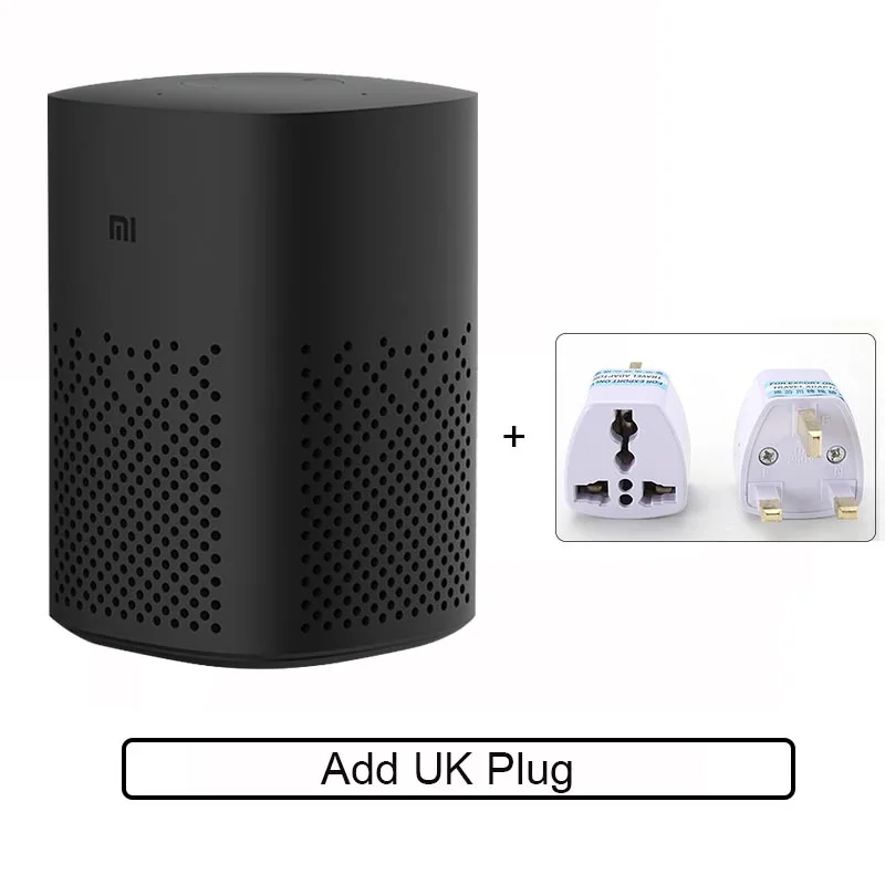 Add UK Plug Xiaomi Xiaoai Bluetooth динамик универсальный пульт дистанционного управления версия AI Bluetooth 4,1 Голосовое управление 2,4 ГГц музыкальный плейер с интерфейсом usb динамик - Цвет: Add UK Plug