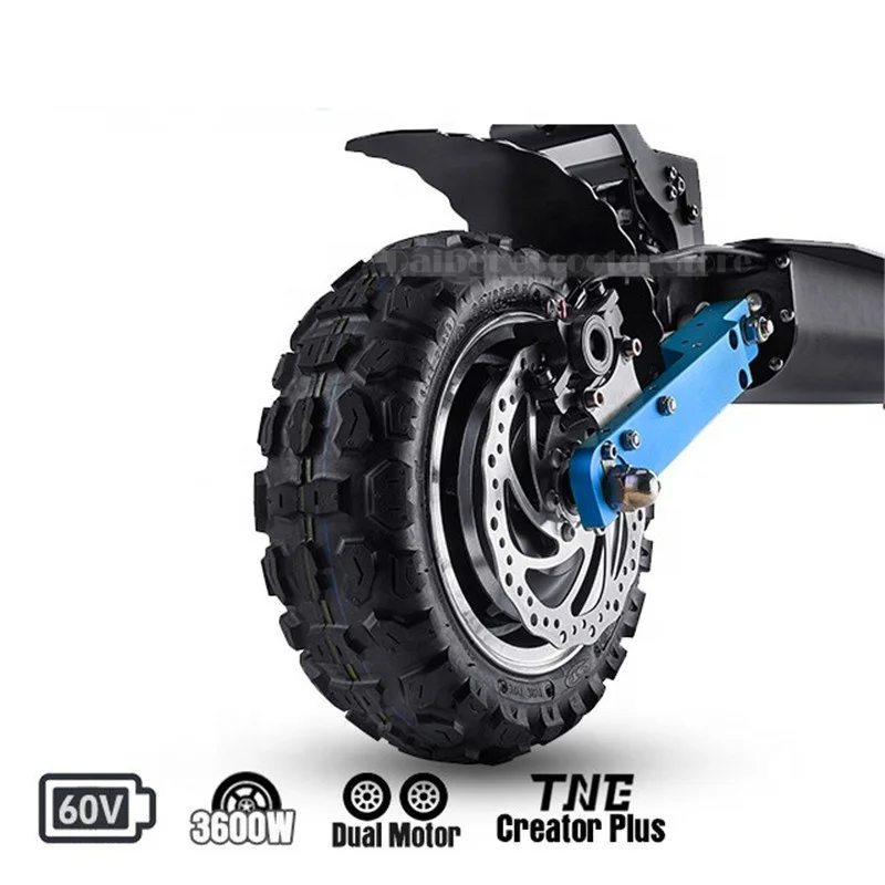 Powerful Electric Scooter Two Wheels Electric Scooters 11 Inch Dual Motor 3600W 60V Folding Off Road Electric Bike For Adult (18)