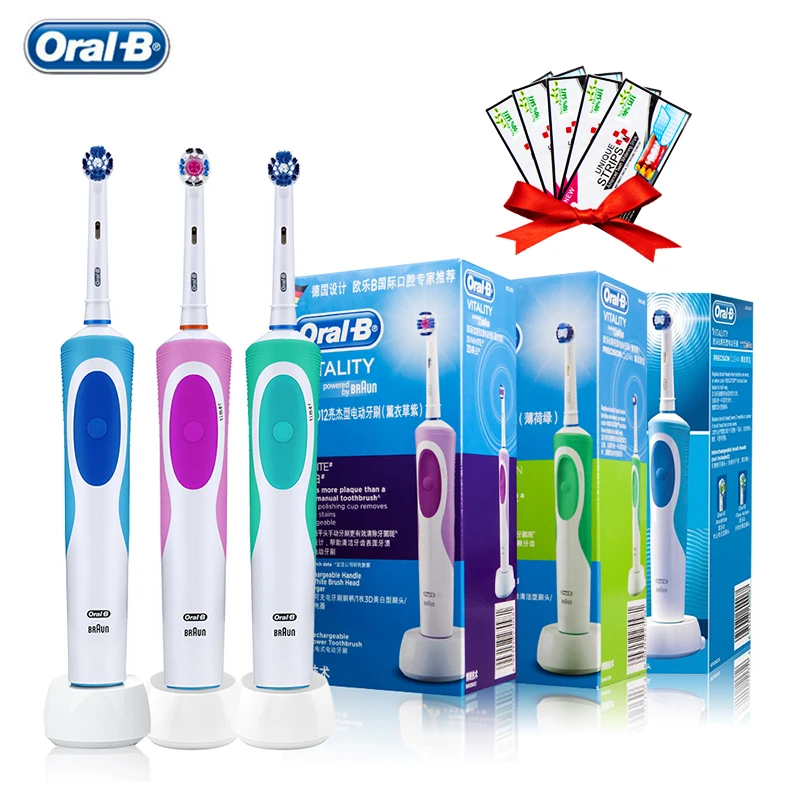 Oral B Vitality электрические зубные щетки перезаряжаемая зубная щетка 2 минуты таймер +