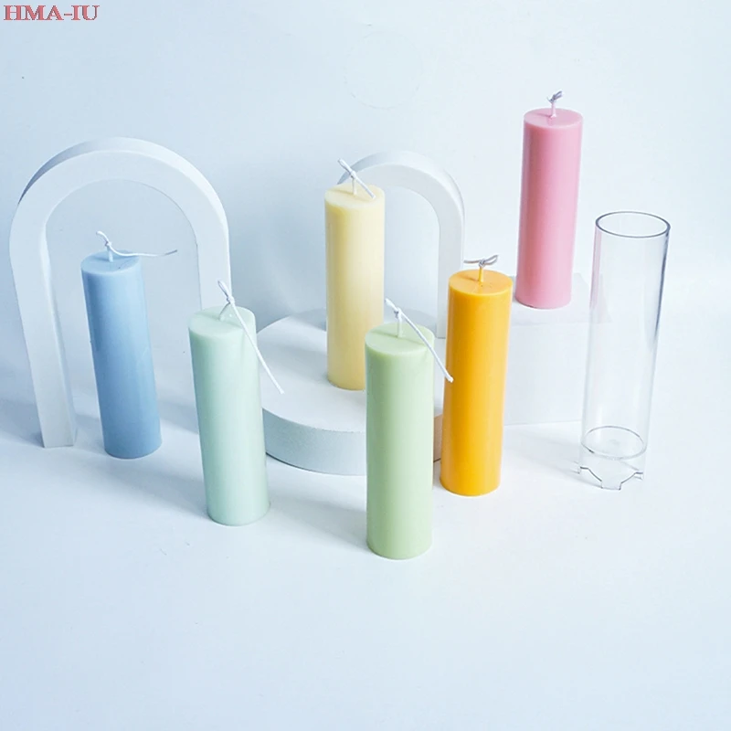 Plastic Candle Mold Conjoined Cylindrical Durable DIY Handmade Crafts Candle