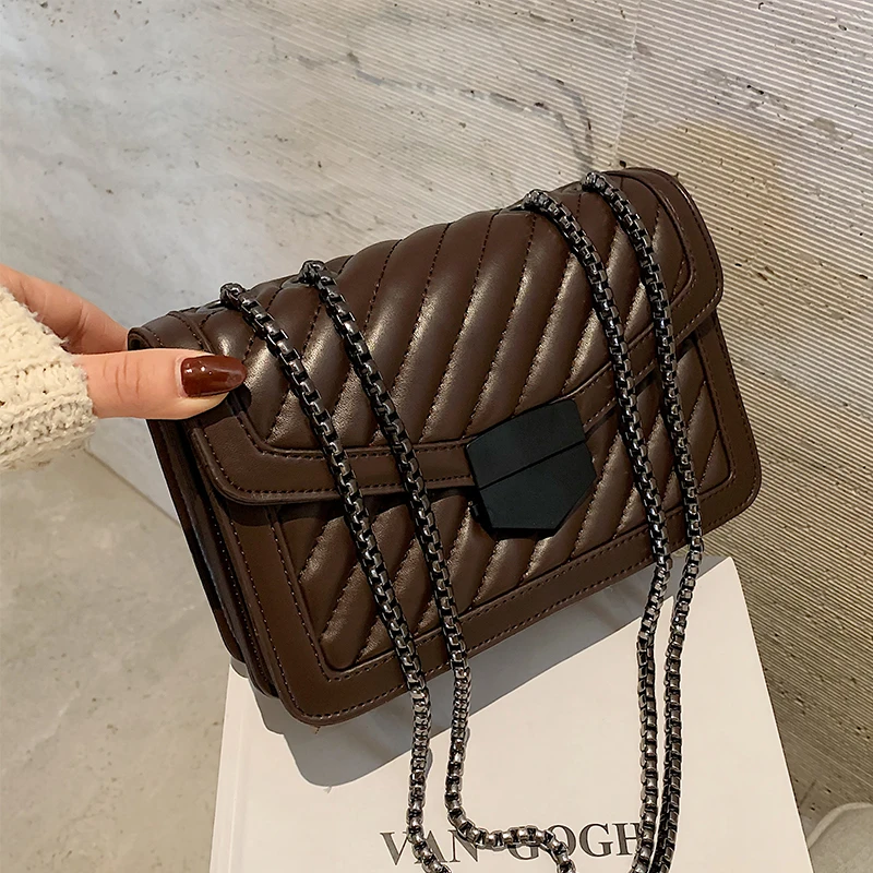 

Luxury Vintage Soft PU Leather Women's Shoulder Crossbody Bags 2020 Fashion Handbag Clutch Ladies Messenger Bag Female Purse