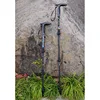 Short T-handle Walking Stick 46-100cm Carbon Fibers 3 Sections Telescopic Mountain-climbing Crutch 6
