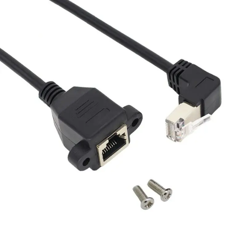 Кабель-удлинитель для локальной сети 90 градусов левый вверх вниз правый угол 8P8C