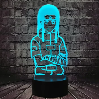 

Hyūga Neji Naruto Light 7 Color Change 3D Optical Cartoon Orochimaru LED Table Lamp For Boy Room Holiday Birthday For Teens