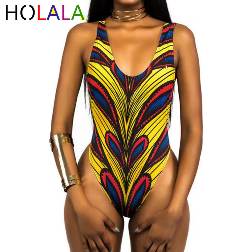 

2020 Sexy Printing Floral One Piece Swimsuit Women Monokini Backless V-neck Push Up Padded Bikini Swimsuit Swimwear Bathing Suit