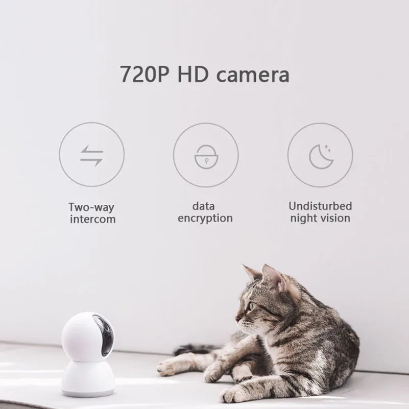 Wifi умная ip камера Cloud Edition 720p Full HD ночное видение наблюдение дома 360 детский