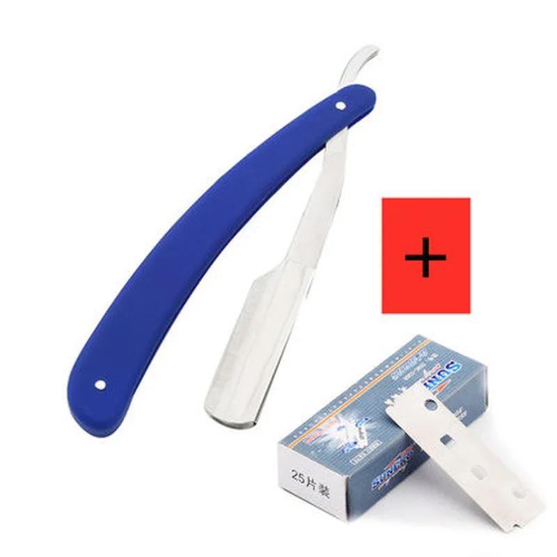 Профессиональная старинная ручная бритва из нержавеющей стали парикмахерские