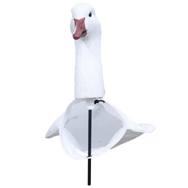 Hunting Decoy Tyvek Screen Printing Windsock EVA Plastic Snow Goose Wind Socks Plastic Goose Decoy