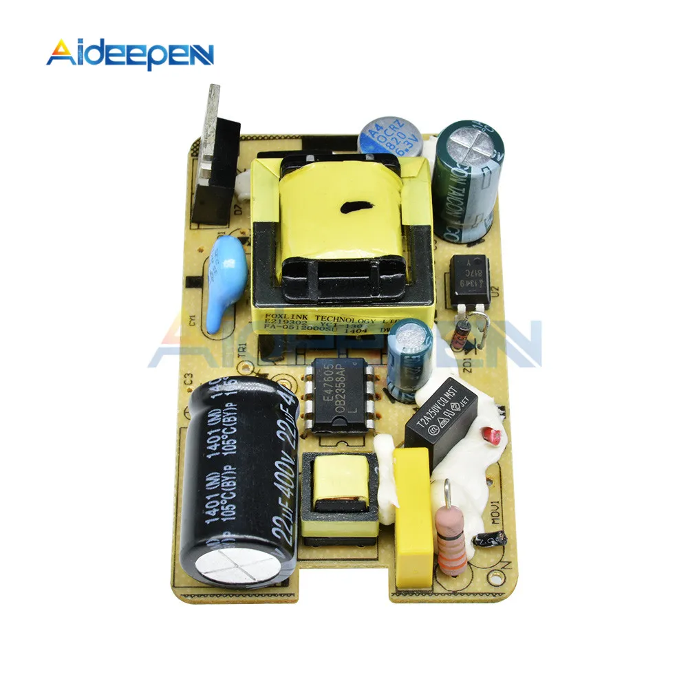 AC-DC 5V 2A 2000mA/5В 2.5A/12 V 1A/5В 600mA переключатель Питание модуль для замены ремонта светодиодный Питание доска 110V 220V