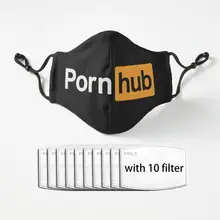pornhu pornhub merch New Protective Kid Mask Washable Clear Face Mask Cute Hanging Ear Mask Outdoor Riding Mask
